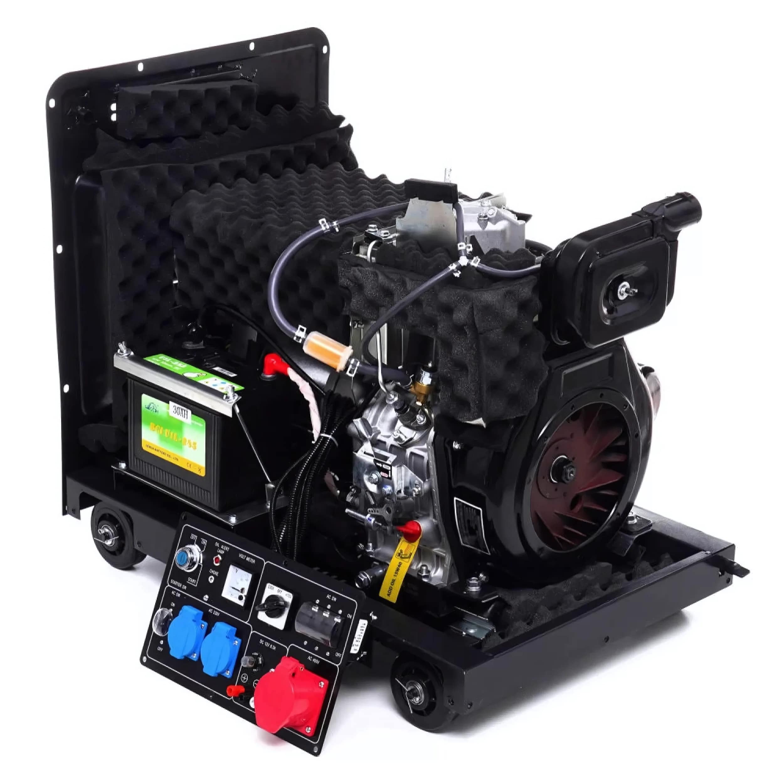 Generatore di Corrente Diesel 9000w 9Kw Silenzioso