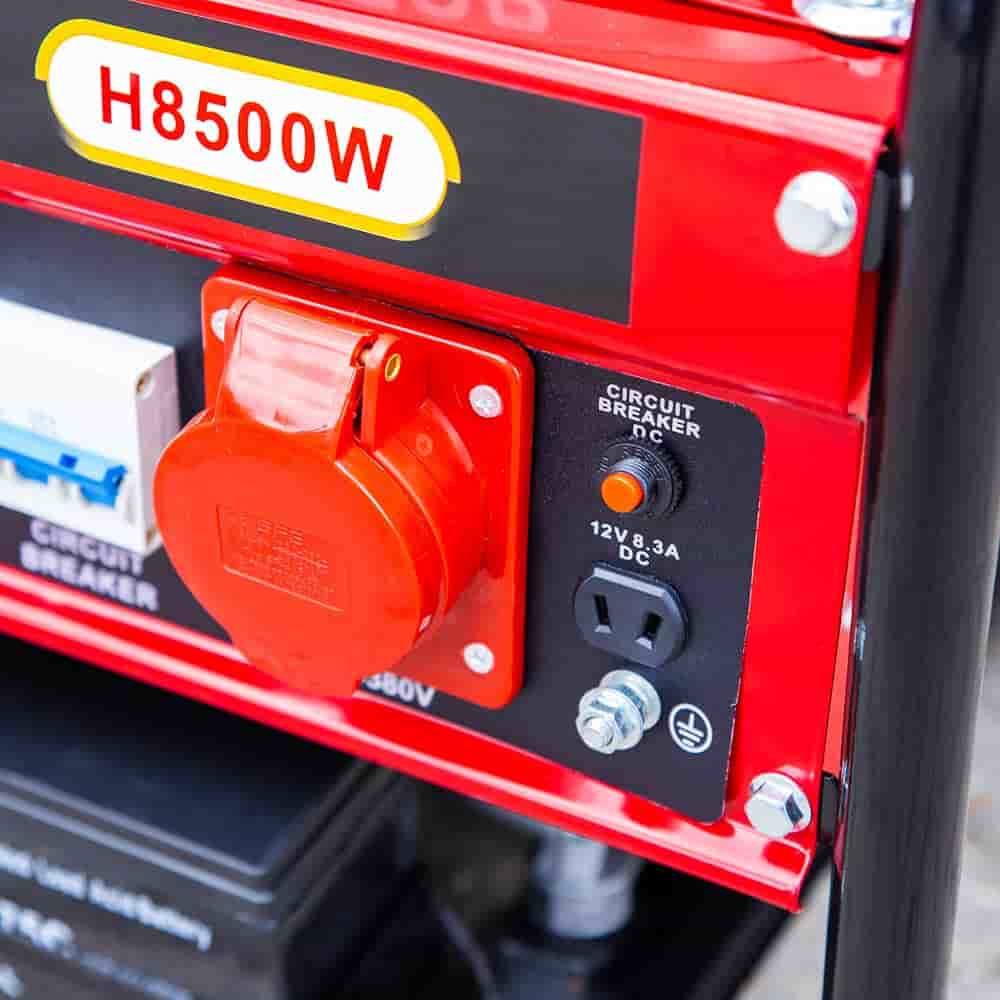 Generatore di Corrente H-8500W (220/380v) Con Chiave
